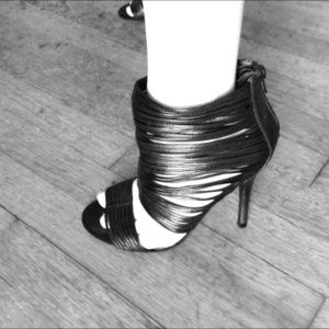 Aldo Genuine leather black stiletto heels